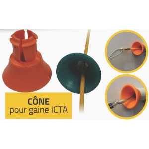 Kit de 2 Cônes d’Entrée pour Gaine ICTA 20 et 25 mm Strapy Gattegno
