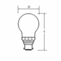 Lampe pour papier émulsions non sensibilisées et orthochromatiques - B27 inactinique pour chambres noires - Ø60 x 108 - 230V - 15W - Orbitec