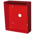 Cadre saillie avec visière inox façade rouge pour IXDVFR & IXBAFR (200905)