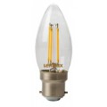 Lampe LED à filament C35 4W 410lm B22 - Lenilux
