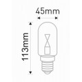 Lampe LED à filament T45 Tubulaire 2W 180lm E27 - Lenilux