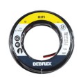 Câble HiFi pour Haut Parleur Debflex bobine 25m 2 x 0,75 mm noir/rouge