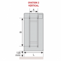 Radiateur chaleur douce Thermor Ovation 2 Vertical - 1500W - Blanc