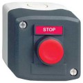 Harmony boite - 1 bouton poussoir rouge affleurant Ø22 - 1F - Stop