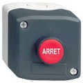 Harmony boite - 1 bouton poussoir rouge affleurant Ø22 - 1O - Arret