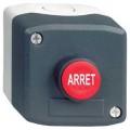Harmony boite - 1 bouton poussoir vert dépassant Ø22 - 1O - Arret