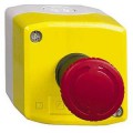 Harmony boite jaune 1 coupure urgence rouge Ø40 tourner pour déverrouiller 1F+2O
