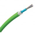 Actassi - câble optique fl-c - om4 - 12 fo - lt - vert - euroclasse d