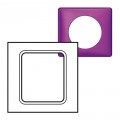 Plaque Legrand Céliane - Métal - pour écrans tactiles 3,5'' - Violet Irisé