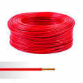 Fil électrique souple HO7V-K 25mm² rouge couronne de 100m 