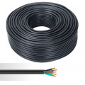 Cable rigide U-1000 R2V 5G2,5mm2 noir C50m (Prix au m)