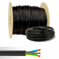 Câble électrique souple HO7RN-F 3G4mm² noir 