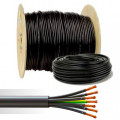 Câble électrique souple HO7RN-F 7G1,5mm² noir 