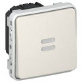 Interrupteur temporisé lumineux Legrand Plexo composable blanc - 230V - 50/60 Hz