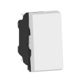 Mosaic easy led interrupteur ou va et vient temoin 10a 1 module composable blanc