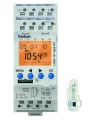 Interrupteur crépusculaire digital 1 a 100000 lux duofix cellule  saillie1no+1nf16 a pr