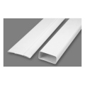 Conduit rectangulaire PVC rigide 40 x 110 mm, équivalent D 80 mm, long 1,5 m. (TPL 80/1.5)