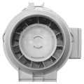 Ventilateur de conduit silencieux, 330 m3/h, 1 vitesse, tempo réglable, D 125 mm. (TD 350/125 T)