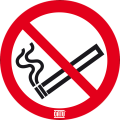 Etiquette "DEFENSE DE FUMER" - Catu