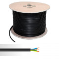 Cable rigide U-1000 R2V 3G1,5mm2 noir (Prix au m) Touret de 500m