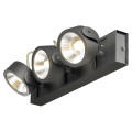 SLV by Declic KALU LED 3 applique/plafonnier, noir, LED 47W, 3000K, 60°