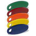 Pack de 5 badges bi-couleur pour UGVBT&CUGVBT,gris avec bleu,jaune,orange,rouge et vert  (120188)