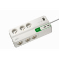 APC Essential Surge Arrest - Prise parasurtenseur pour 6 prises avec 2 ports de charge USB, 5 V, 2.4 A, 230 V, France