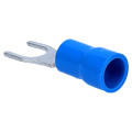 Cosse préisolée fourche bleue (1,5 à 2,5 mm²) - Diam. 4 mm - BFU4