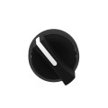 Harmony tête de bouton tournant - 2 positions - Ø22- noir