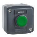 Harmony boite - 1 bouton poussoir vert affleurant Ø22 - 1F - Marche