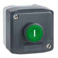 Harmony boite - 1 bouton poussoir vert affleurant Ø22 - 1F - I