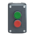 Harmony boite - 2 boutons poussoirs Ø22 - vert /rouge dépassant 
