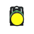 Harmony bouton-poussoir jaune Ø22 - à impulsion affleurant - 1F
