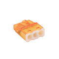Boîte de connecteur mini connex 3 entrées orange