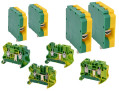 Tbsg2.5 - bloc de jonction vissé 2,5 mm²  protection vert/jaune pour circuit de terre