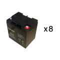 Batterie pour maintenance source centrale ura réf.210213 (48vdc 1200w)