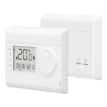 Thermostat d'ambiance hebdo radio +5°cà +30°c, radio, à piles