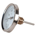 Thermomètre à réaction rapide 0/100°c axial cadran Ø60, plongeur 45 mm