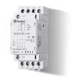 Contacteur modulaire 230vac/dc 4no 25a agsn02 indicateur mecanique + led sans selecteur (223402304320)