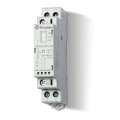 Contacteur modulaire 230vac/dc 2no 25a agsn02 indicateur mecanique + led sans selecteur (223202304320)
