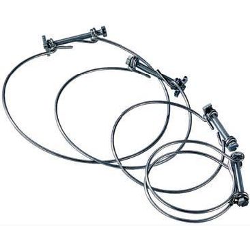 Collier de serrage monofil S&P Unelvent Cof 80 Sachet de 4 en acier zingué D80mm - S&P France - 860107