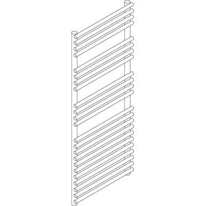 Sèche-serviette Acova Cala ACALNI-144-050 Eau chaude inox