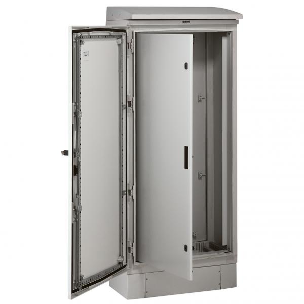 Armoire polyester Marina IP 66 IK10 RAL 7035 1660x800x463 mm