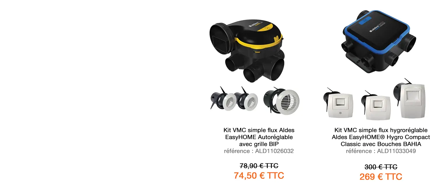 Promo sur les VMC Aldes Juin 2025