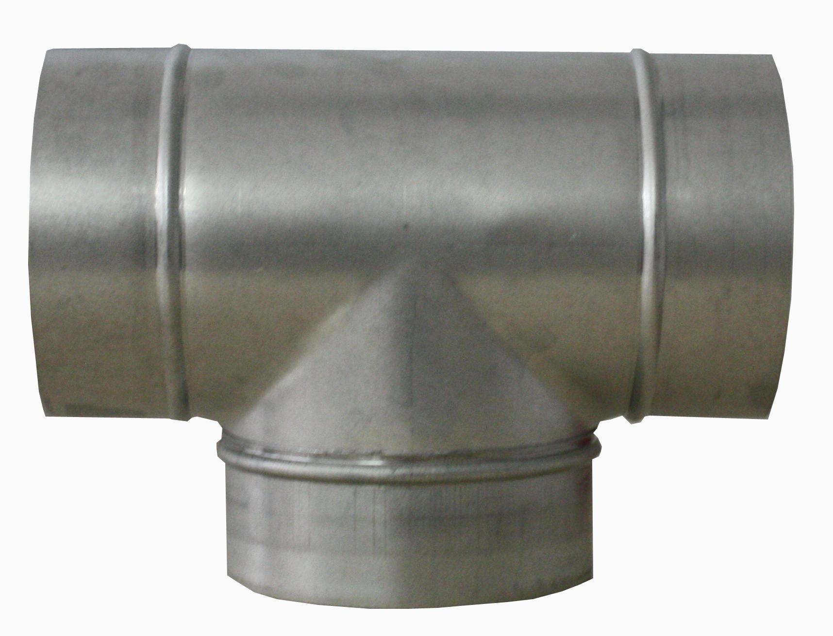 Té équerre à 90° en acier galvanisé, D 315/315 mm. (TE 315/315/90) - S&P France - 860724