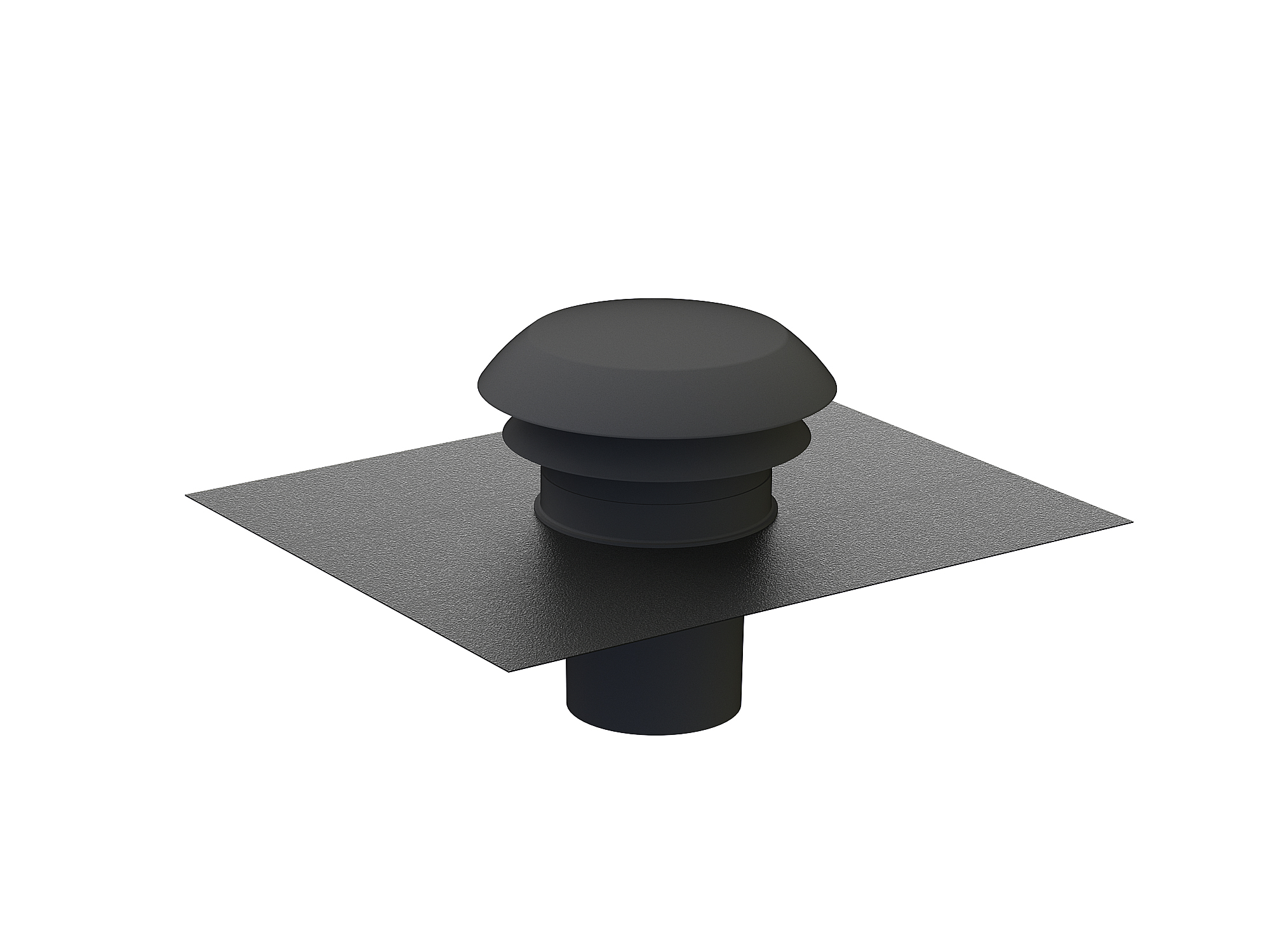 Chapeau de toiture Ardoise S&P Unelvent CPR150/160D plastique design - S&P France - 876005