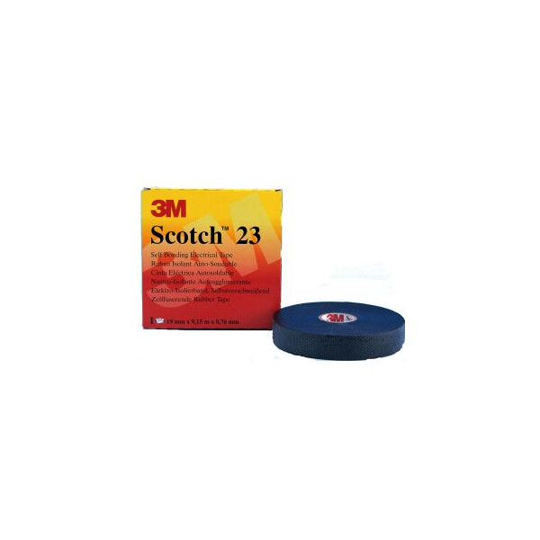 Ruban électrique isolant  EPR auto soudable Scotch 3M 23  - 9,15 M x 19 MM - 3M - 80012