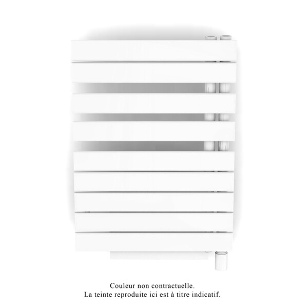 Sèche-serviette Acova Fassane SPA + Air 429W asymétrique à droite - Eau chaude blanc - Acova - FR081-055IFS