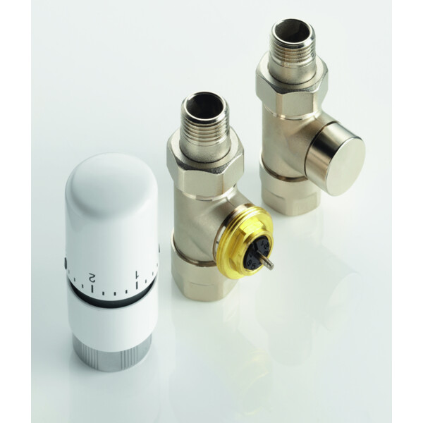 Kit robinet droit+teteth blanc - Acova - 841068