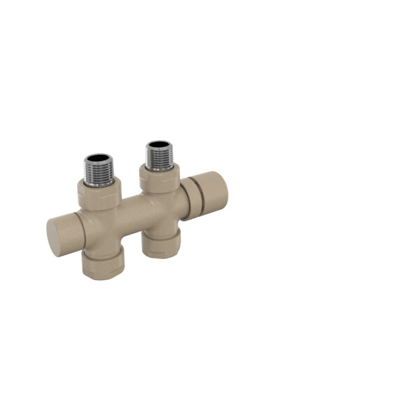 Robinetterie thermostatisable h droit réversible 1/2'', tête man.- kit o couleur - Acova - 991589